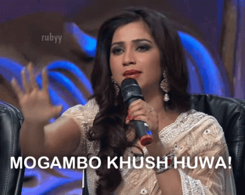 Shreyaghoshal Happy GIF. This 498 x 396 animated GIF is part of our mogambo khush hua collection. Related themes include happy. Created by rubyylama. View…