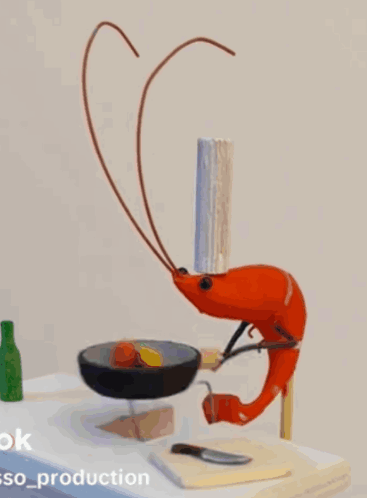 Shrimp Cooking GIF
