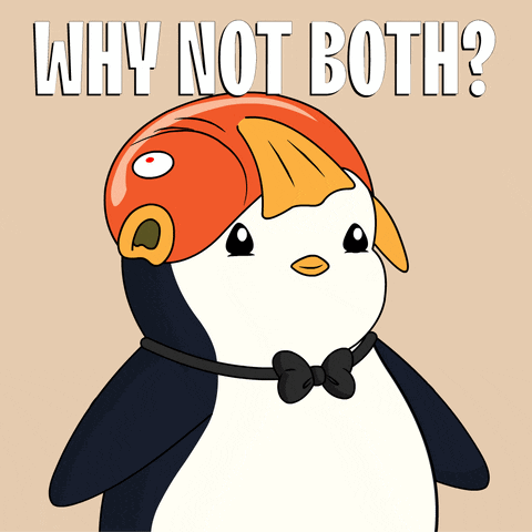 Shrug Penguin GIF