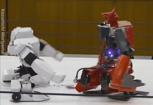 Shuffle Attack Funny Robot GIF. This 498 x 344 animated GIF is part of our funny robot collection. Related themes include funny. Created by SateiaC. View…