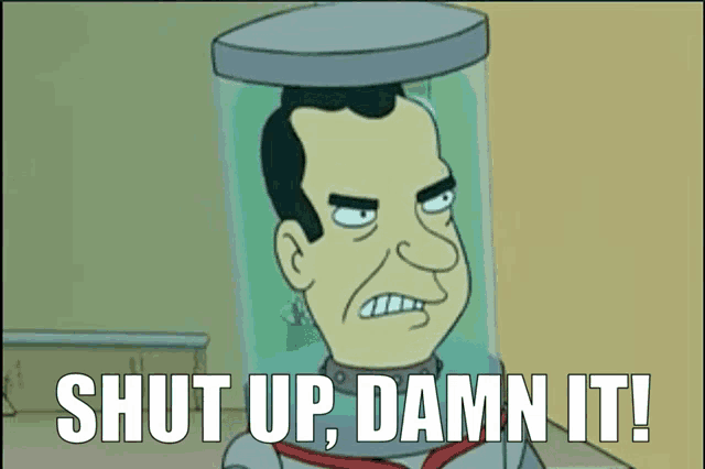 Shut Up Futurama GIF