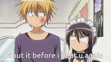 Shut Up Shh GIF