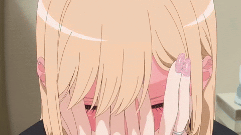Shy Anime Girl Marin Shy GIF