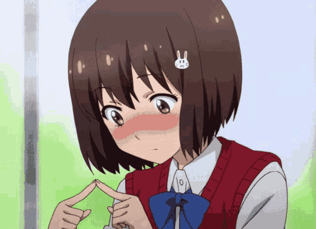 Shy Girl GIF