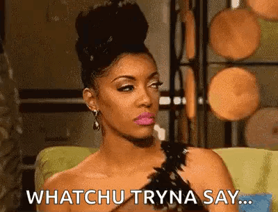 Side Eye Bitch GIF