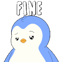 Sigh Fine Sticker
