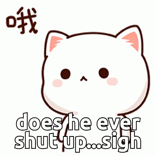 Sigh Quiet GIF