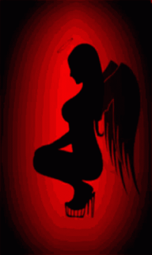 Silhouette Angel GIF