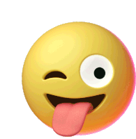 Silly Tongue Out Sticker