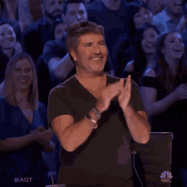 Simon Cowell Clapping GIF