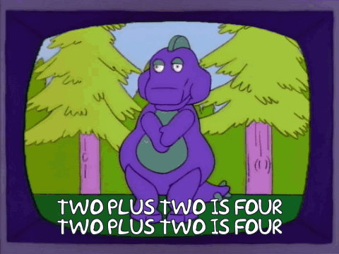Simpsons Barney GIF