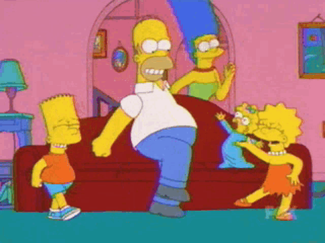 Simpsons Dancing GIF