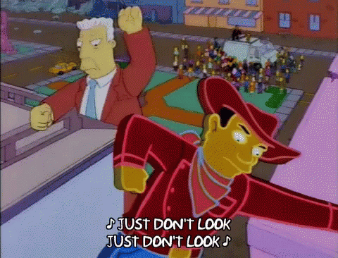 Simpsons Just Dont Look GIF. This 480 x 366 animated GIF is part of our no se rick parece falso collection. Created by chrissamperi. View the original…