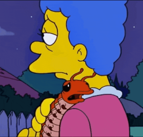 Simpsons Screamapillar GIF