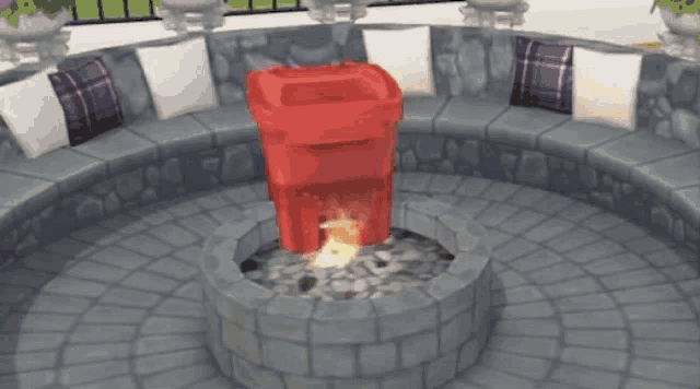 Simsdumpster Fire GIF