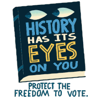 Sinema Voting Rights Sticker