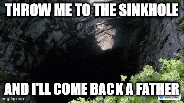 Sinkhole Father GIF. This 360 x 202 animated GIF is part of our sinkhole collection. Related themes include meme. Created by Aaaaaac. View the original…