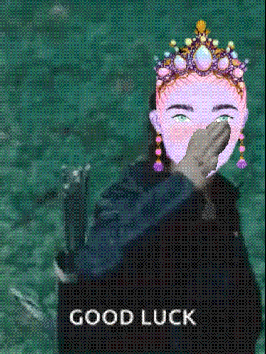 Sirensnft Good Luck GIF. This 374 x 498 animated GIF is part of our hunger games salute collection. Created by SirensNFTS. View the original animation…