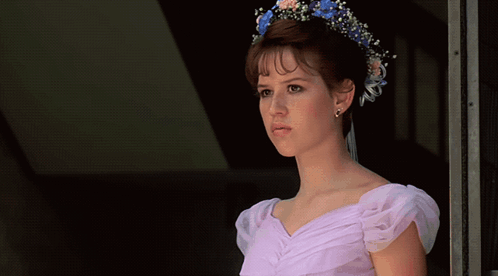 Sixteen Candles Molly Ringwald GIF. This 498 x 276 animated GIF is part of our molly ringwald collection. Created by bendoverr. View the original animation…