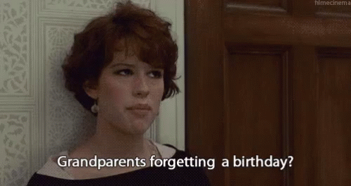 Sixteen Candles GIF. This 498 x 264 animated GIF is part of our molly ringwald collection. Related themes include really. View the original animation, share…
