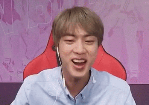 Sjinnieluvr Seokjin Reaction GIF