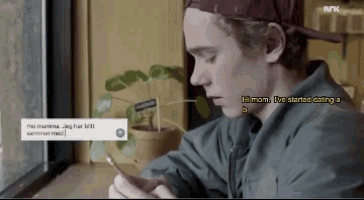 Skam Texting GIF