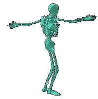 Skeleton Dance Sticker