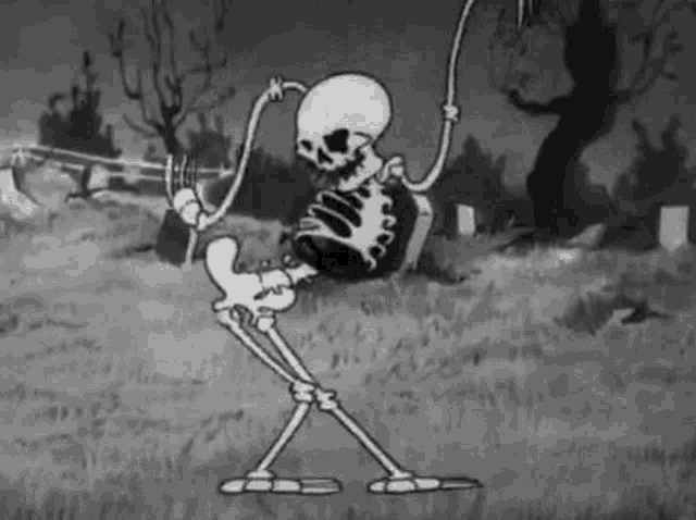Skeleton Dancing GIF