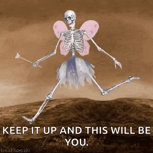 Skeleton Fairy GIF