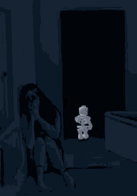 Skeleton Freaky GIF