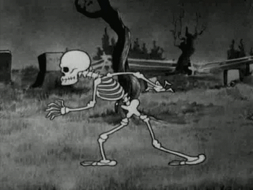 Skeleton Grunge GIF