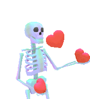 Skeleton Juggling Sticker
