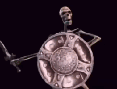 Skeleton Mad Skeleton GIF