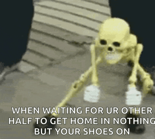 Skeleton Meme GIF