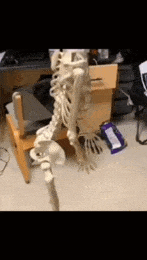 Skeleton Punch GIF