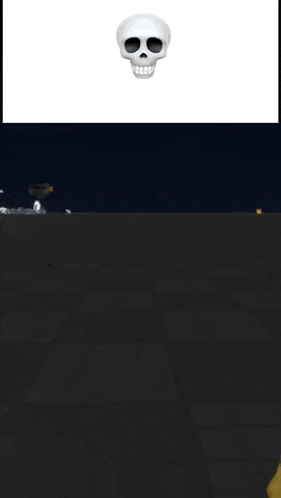 Skeleton Skull Emoji GIF