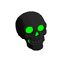 Skeleton Skull Sticker