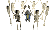 Skeletons Knight Sticker