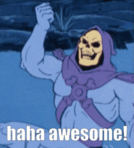 Skeletor Haha Awesome GIF