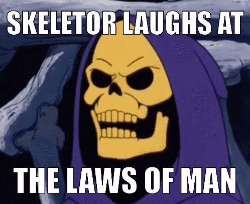 Skeletor Laws Man Laugh Evil Myah Myaah Dasmemeistgut GIF