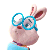 Skeptical Fergie The White Rabbit Sticker