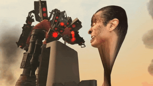 Skibidi Toilet Titan Speakerman GIF