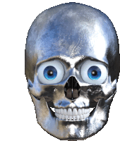 Skull Balenciaga Sticker