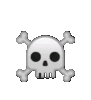 Skull Emoji Sticker