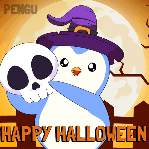 Skull Halloween GIF