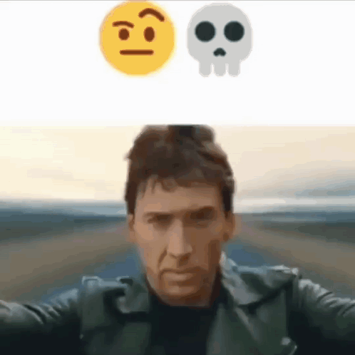 Skull Huh Emoji GIF
