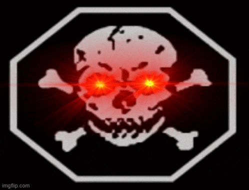 Skull Laser GIF