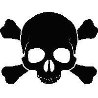 Skull Sticker