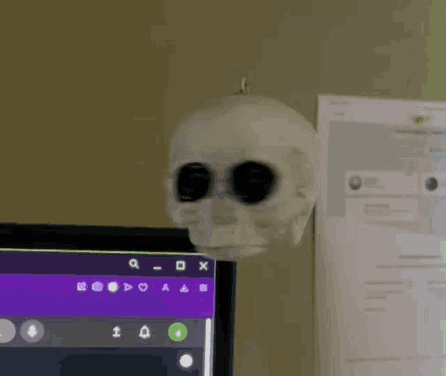 Skull Skull Spin GIF