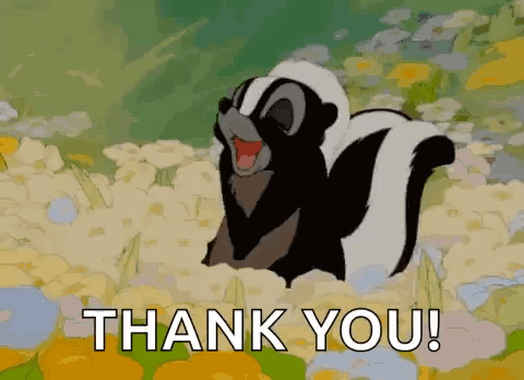 Skunk Shy GIF